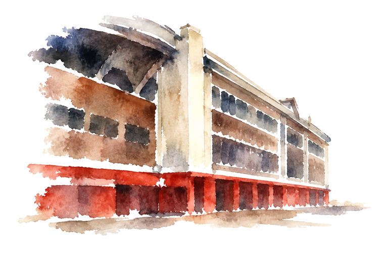 Acuarela: Palacio Tomás Adolfo Ducó