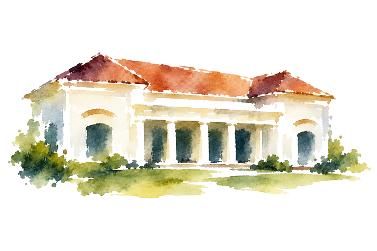 Acuarela: Museo Histórico Cornelio de Saavedra