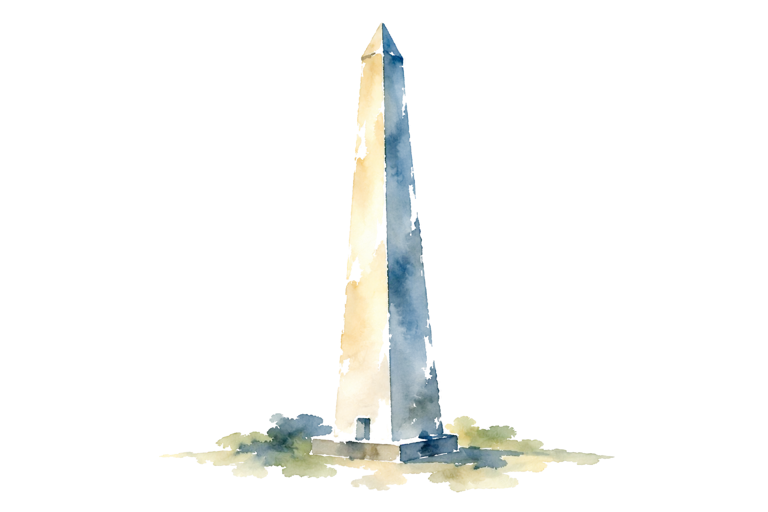 Acuarela: Obelisco